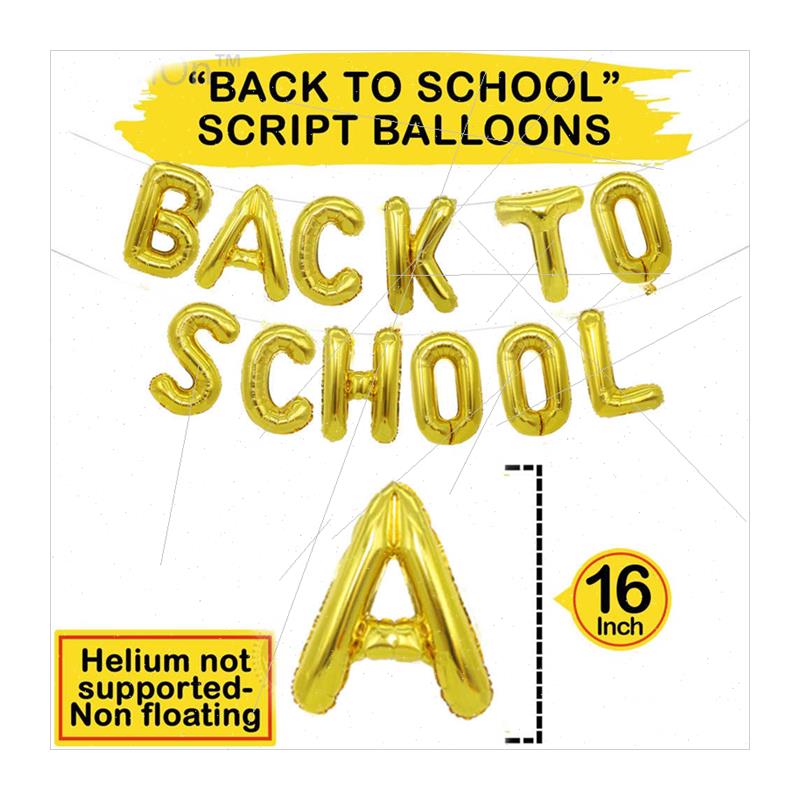 back to school party decorations foil balloon set back to sc - 图3