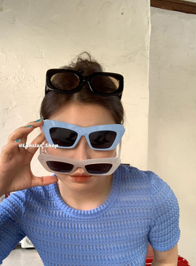 LONSLAN ACC 不规则形状帅气遮阳百搭 别致  情侣墨镜