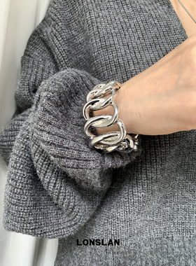 LONSLANACC金属手镯银色