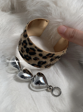 LONSLANACC狂野豹纹开口手镯