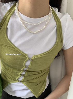 LONSLANACC珍珠叠层吸睛搭配项链