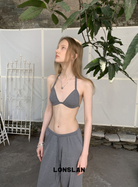 LONSLAN ACC 春夏气质菱格双环扣百搭锁骨链简约项链