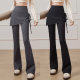 ການຄວບຄຸມທ້ອງ ແລະກົ້ນຍົກ micro-flare shark leggings ສໍາລັບແມ່ຍິງພາກຮຽນ spring ແລະດູໃບໄມ້ລົ່ນ