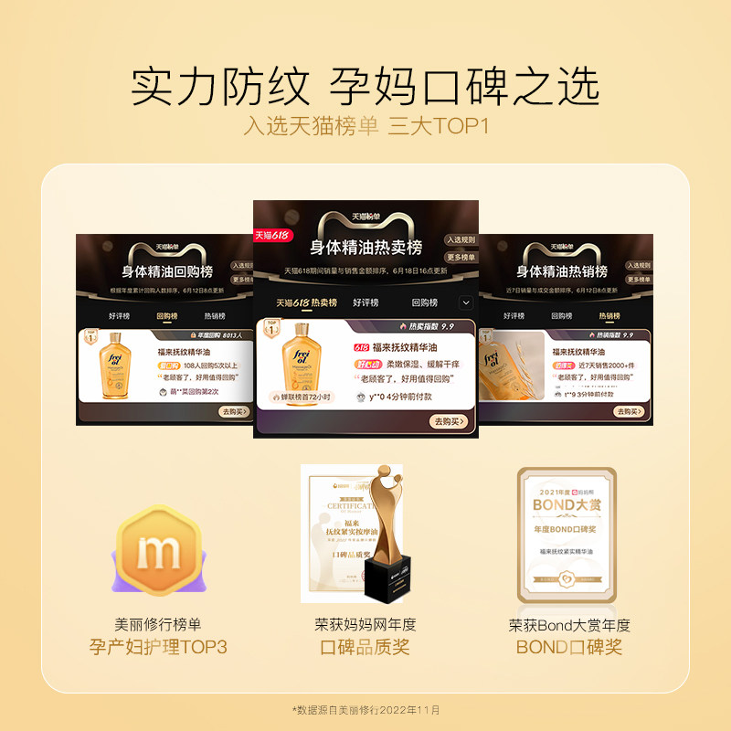 【达人推荐】freiol福来预防按摩油 freiol身体乳/霜