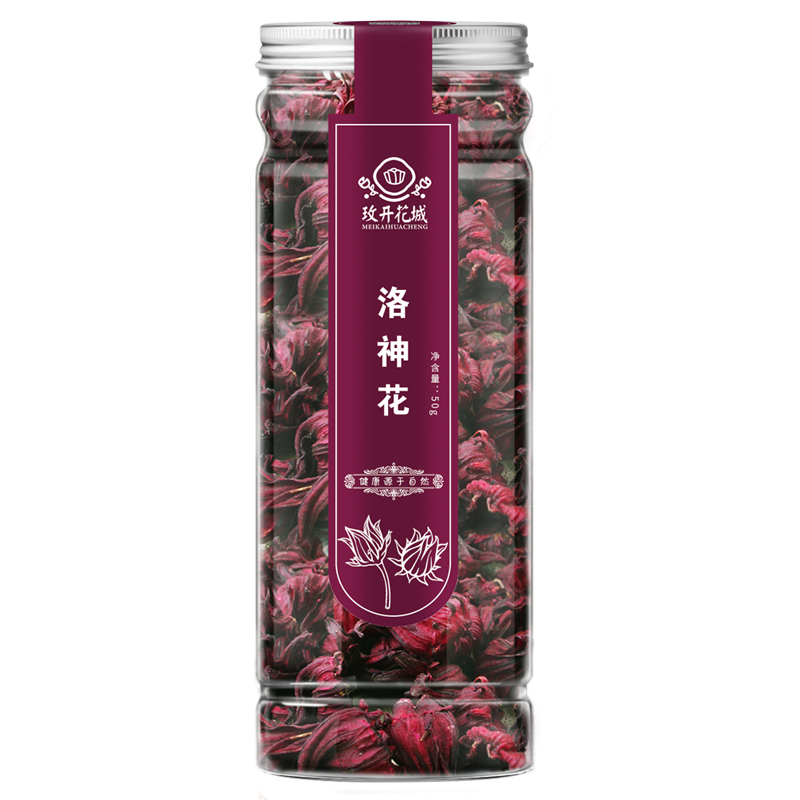 落神花苶洛神花茶精品茶包正宗商用玫瑰干花整朵新鲜云南正品