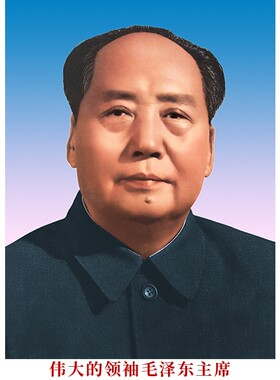 摆件客厅可画像中堂伟人画像