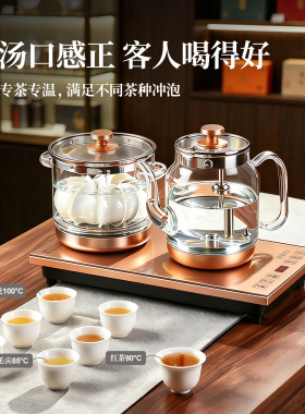 底部热烧玻璃全自动电茶壶