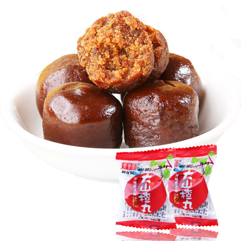 御食园大300g新鲜山楂丸特产山楂球 御食园泽浩通山楂类制品