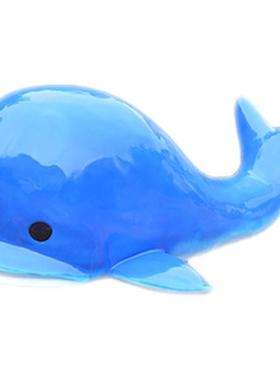 海豚雕塑鲸鱼玻璃钢摆件商场沙滩水池海洋馆美人鱼贝壳海螺装饰品