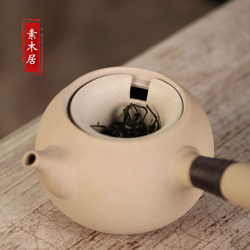 麦饭石陶壶泡茶烧水壶家用陶瓷复古煮茶器煮茶壶小型电陶炉套装