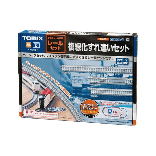 天易模型 TOMIX N比例火车 宽轨/窄轨/高架/交叉 基础轨道套装 - 图1