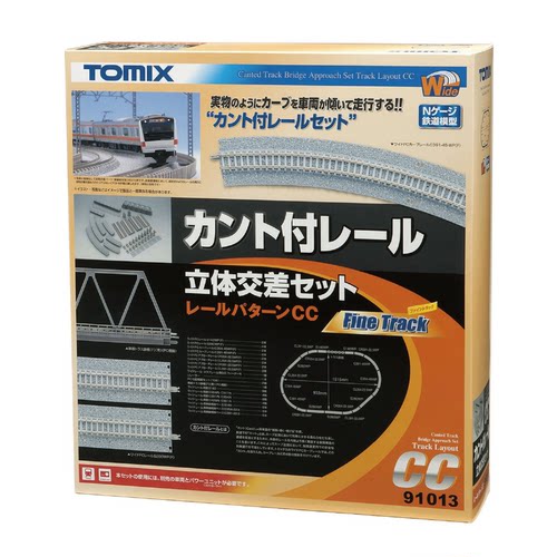 天易模型 TOMIX N比例火车 宽轨/窄轨/高架/交叉 基础轨道套装 - 图0