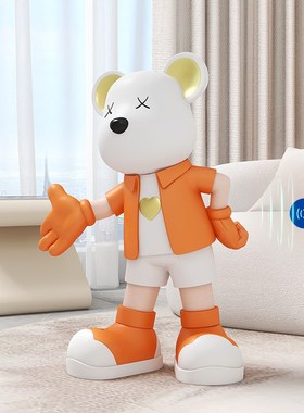 速发迎宾业落地摆件客厅大型装户品入饰店铺门口开熊礼物