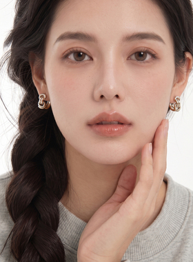 轻奢复古绳结圈圈耳环女2026新款