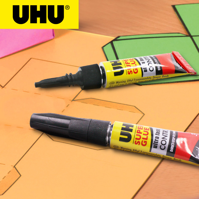 德国UHU原装进口液体瞬干胶精控管装3g高强度粘合补鞋胶水万能胶水可用于多材料胶水木胶水 36015,淘宝优惠券,粉丝福利购,淘宝优惠卷