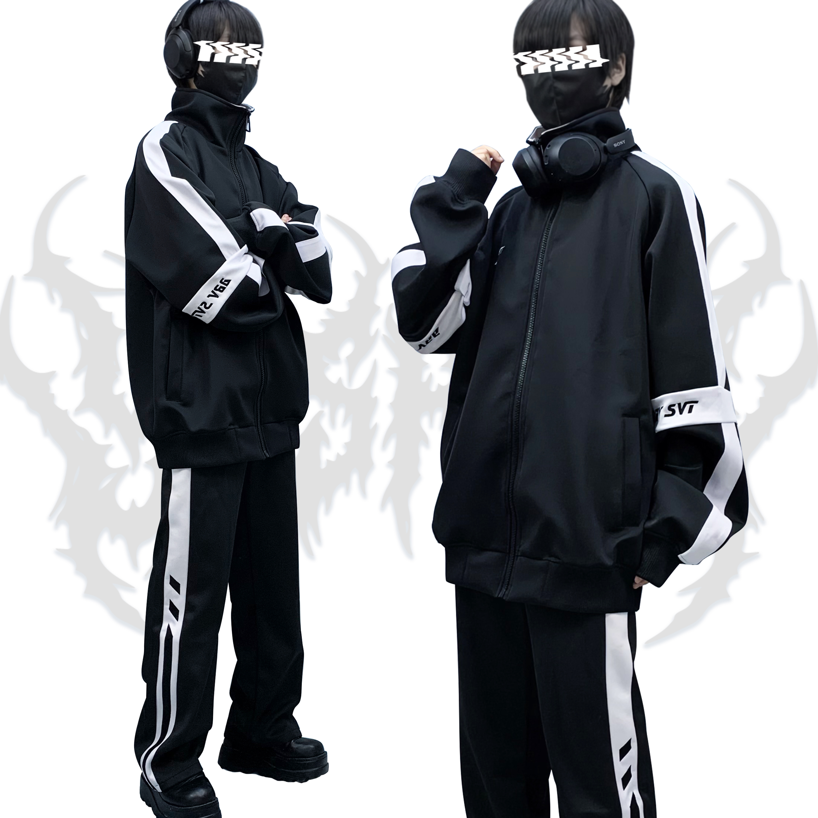 【氛围元气】运动卫衣量产型外套氛围男女同款外套氛围气 - 图1