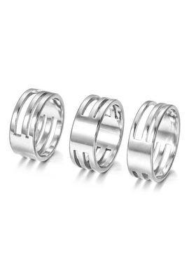 19MM古青铜戒指圈指环开口闭口