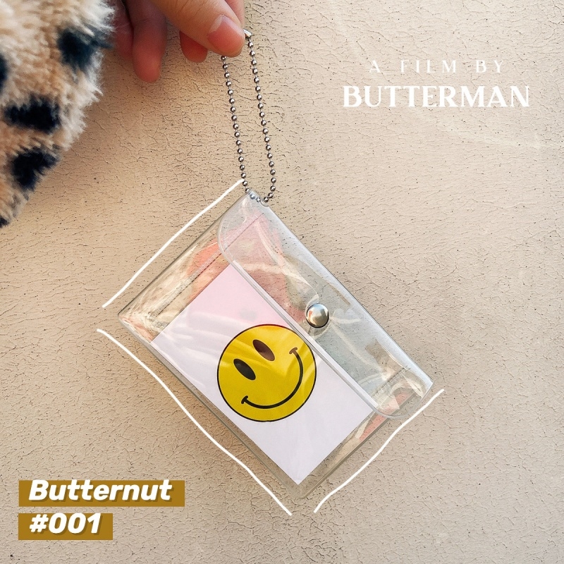 pvcins可爱化妆品学生多夹挂链收纳袋随身耳饰按扣 - 图0