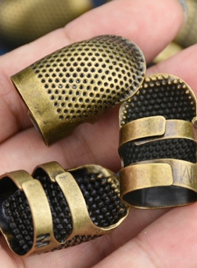 顶针戒指DIY缝纫工具手工防滑刺