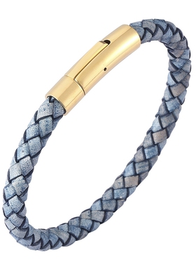 进口真皮手绳牛皮编织红绳蛇年本命年红色转运手链复古新年礼物男