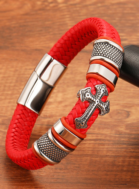 原创通用钛钢本命年潮流手链