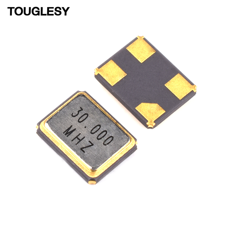 touglesy 贴片无源晶振3225 8M 12M 16MHZ 24M 26M 30m 贴片4脚 - 图2