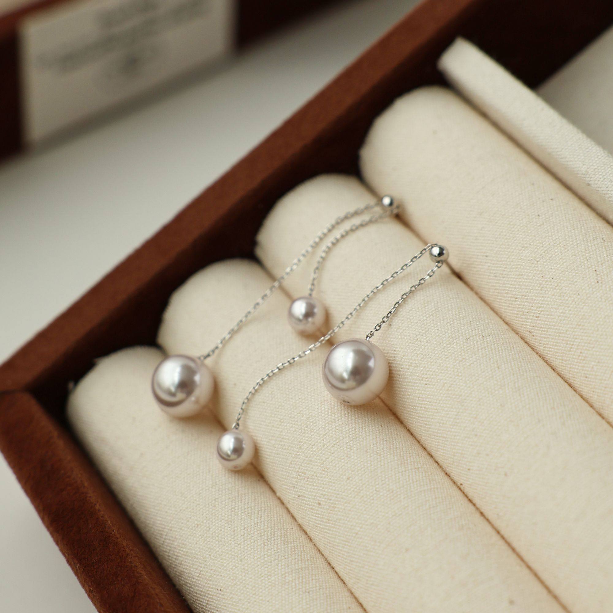 曼塔玫瑰紫珠抽拉流苏耳钉气质轻奢法式长款经典高级感优雅耳饰,淘宝优惠券,粉丝福利购,淘宝优惠卷