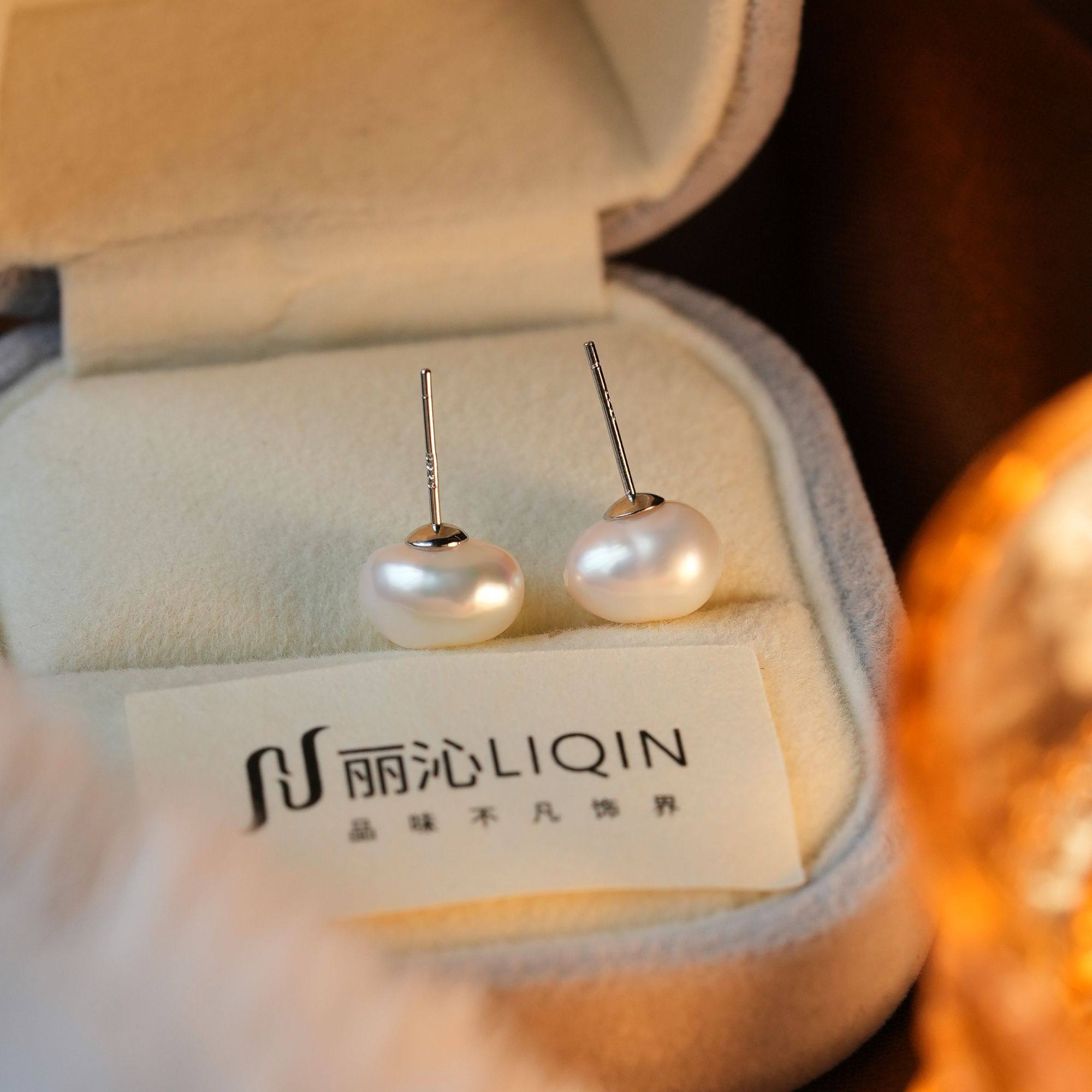 精致百搭秋冬新款珠珠耳钉气质巴洛克珠小巧耳环,淘宝优惠券,粉丝福利购,淘宝优惠卷