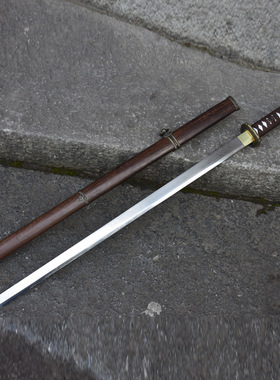龙泉市刀剑一体高锰钢唐横刀手工锻打传统宝剑影视日式长刀未开刃
