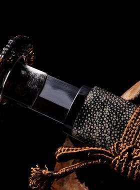 龙泉市刀剑三枚合夹钢日式刀具影视武术硬剑防身兵器工艺品未开刃