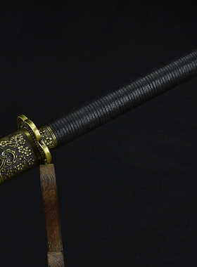 龙泉市刀剑不锈钢一体唐横刀防身收藏影视宝剑摆件硬剑兵器未开刃