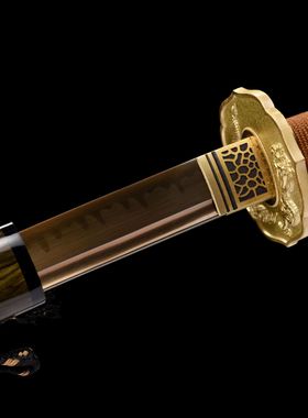 龙泉市刀剑T10烧刃传统宝剑手工锻打长款冷兵器工艺收藏品未开刃