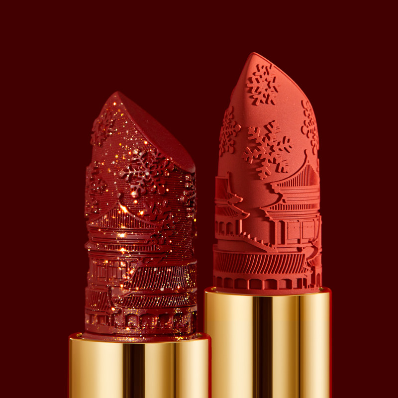 【会员周】和玺故宫宫猫滋润浮雕口红 和玺化妆品唇膏/口红