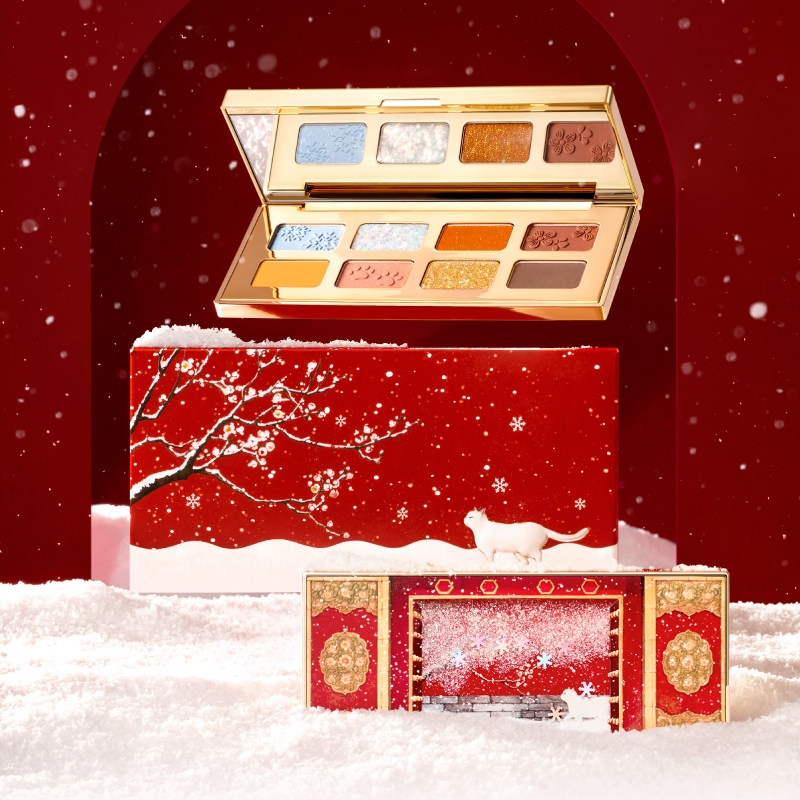 和玺故宫的雪腮红眼影套装生日口红 和玺化妆品彩妆套装