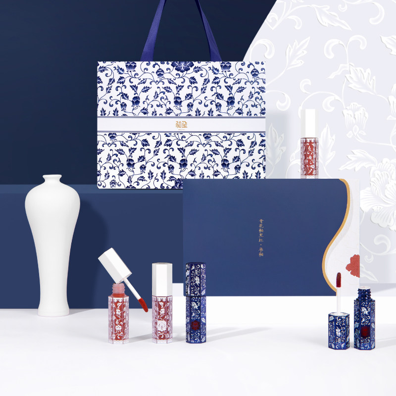 【7折限量】和玺故宫青花釉里红唇釉 和玺唇彩/唇蜜/唇釉