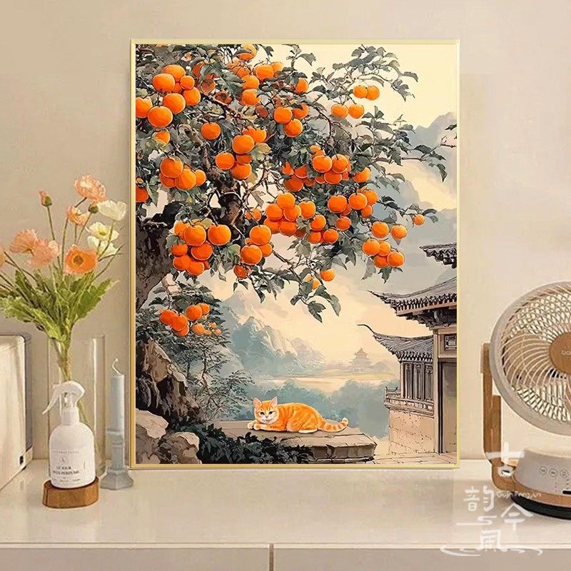 【事事如意】十字绣满绣2025新款客厅中式风景刺绣手工钻石画diy,淘宝优惠券,粉丝福利购,淘宝优惠卷