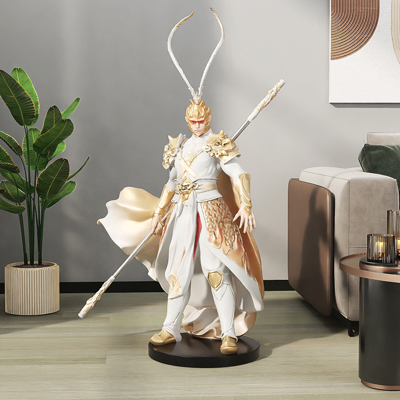 大型斗战胜佛孙悟空落地摆件客厅电视柜旁家居装饰品乔迁开业礼物 - 图3