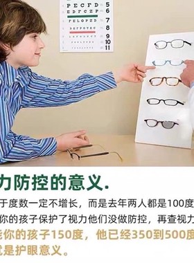 近视散光远视弱视眼镜眼贴视力眼