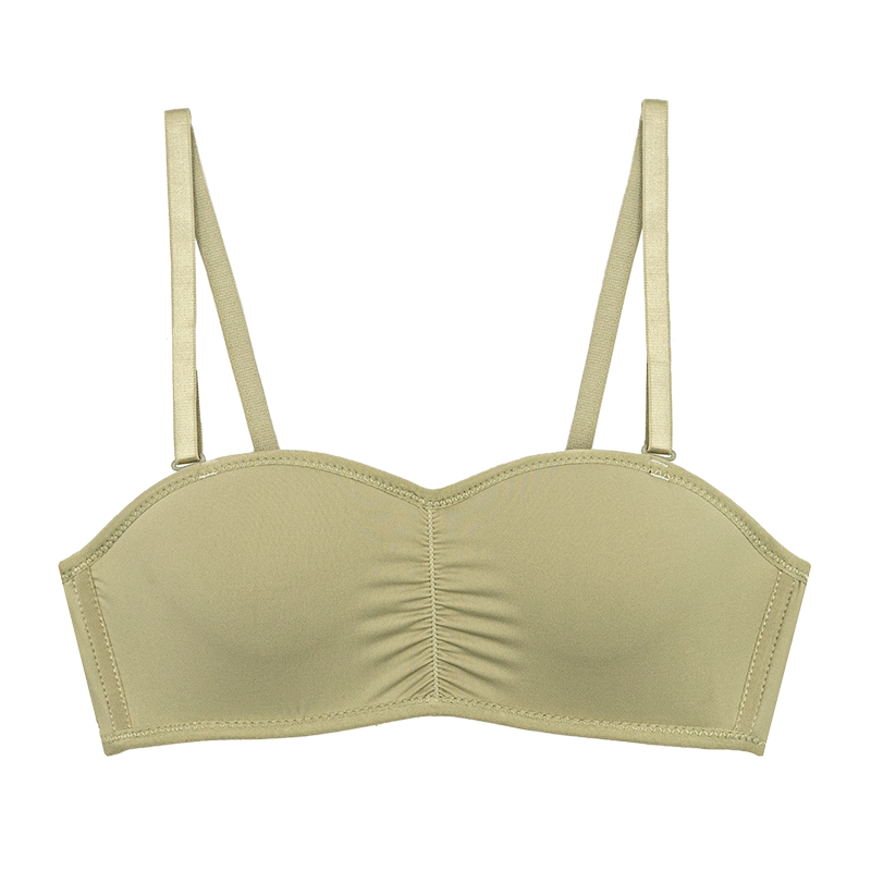 无痕肩带无钢圈夏季防滑大学抹胸 LAEMAYNY文胸