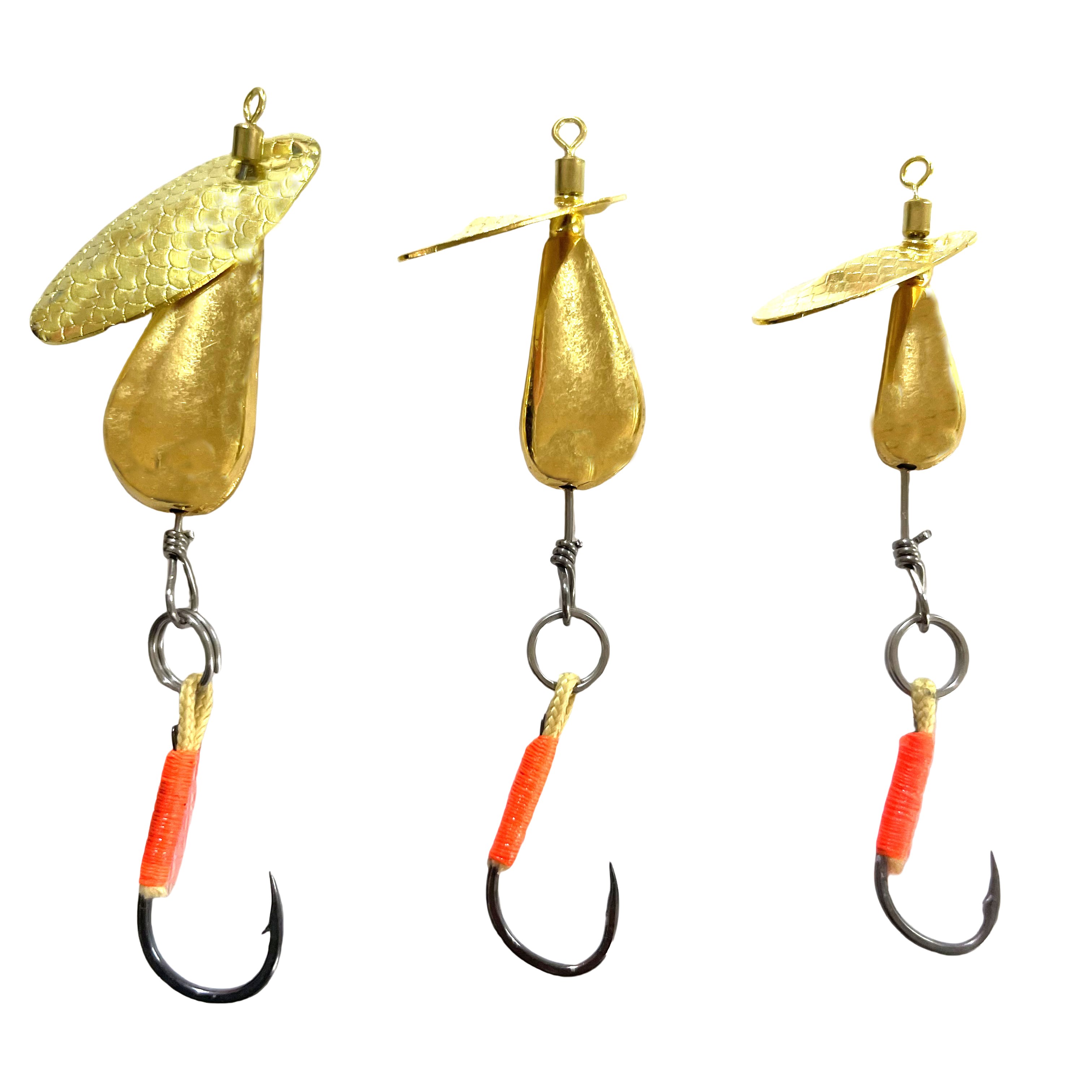 FISHPEAK飞旋路亚亮片旋转片偏心坠1.5克3.5克5克马口白条军鱼饵 - 图0