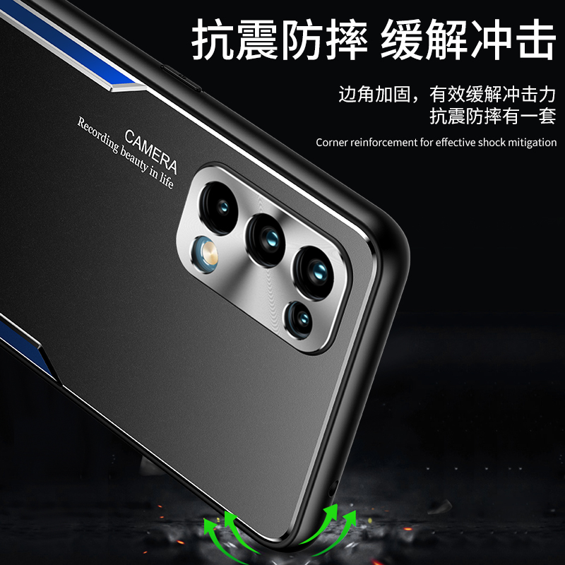 OPPO Reno5Pro手机壳金属Reno5Pro+保护套Reno5男外壳5G时钟磁吸指环支架软边硅胶全包镜头磨砂潮牌防摔新款 - 图1