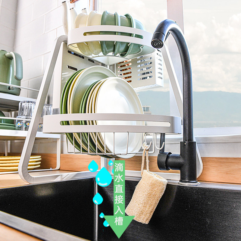 厨房转角置物架水槽边台面放砧板筷子沥水架子碗碟收纳架沥水碗架,淘宝优惠券,粉丝福利购,淘宝优惠卷