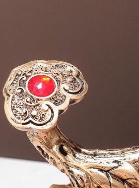 柿柿如意摆件轻奢高档客厅玄关电视柜乔迁之喜新居布置装饰用礼品