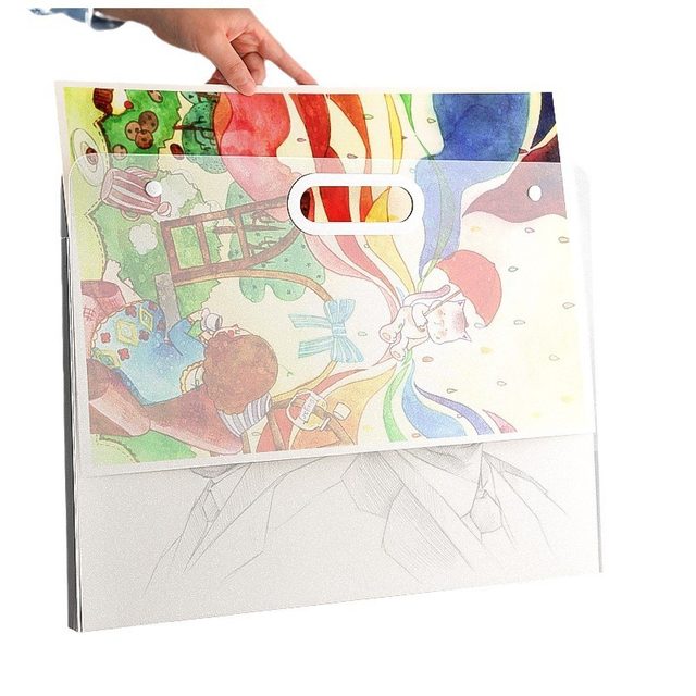 4K/8K/A4 drawing book matte drawing clip