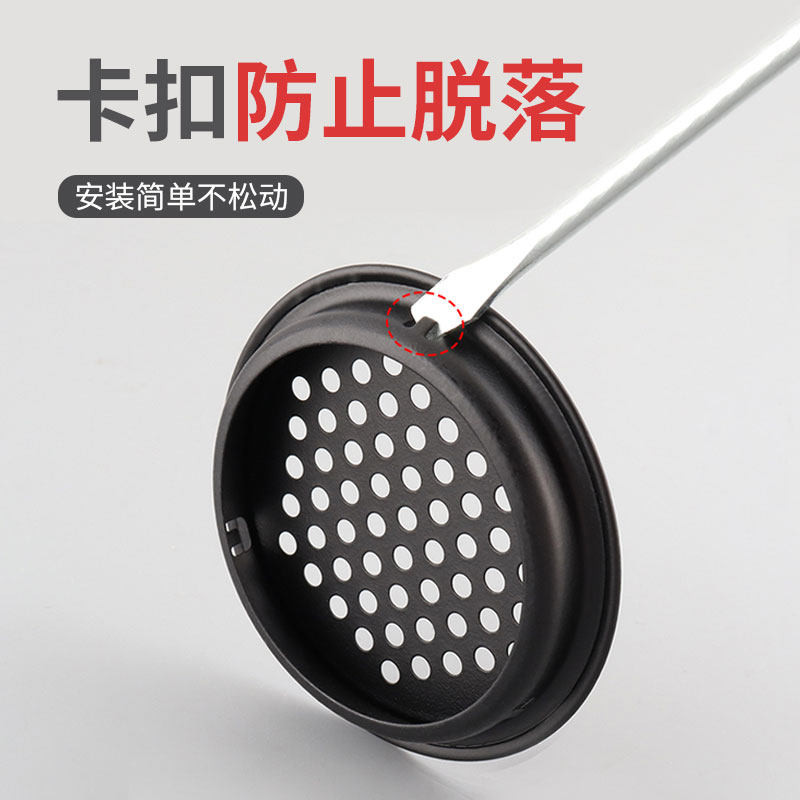 橱柜透气孔装饰盖不锈钢通风孔盖圆形透气网鞋柜排气燃气散热孔罩,淘宝优惠券,粉丝福利购,淘宝优惠卷