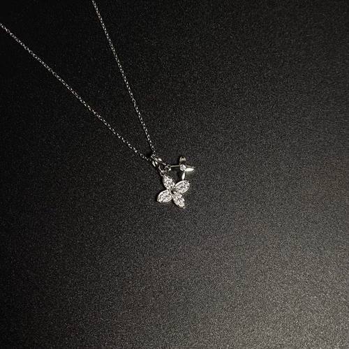 Vintage 古著「Double Silver」项链 - 图1