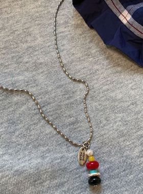 小众设计感独特毛衣链