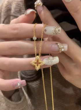 轻奢小众高级感玉髓葫芦项链