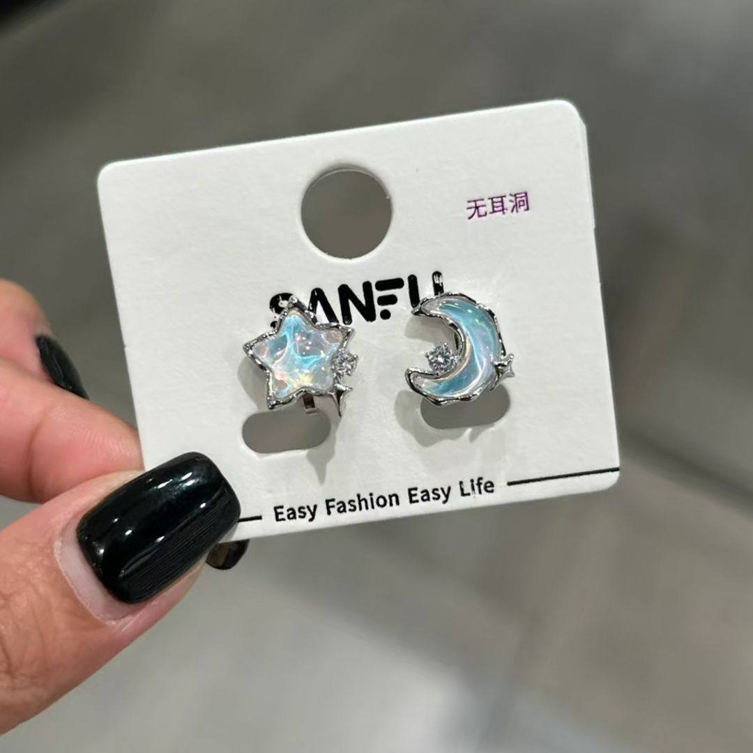 黄色鸡蛋花朵珍珠耳夹女2025新款爆款高级感轻奢甜美可爱无痛耳夹,淘宝优惠券,粉丝福利购,淘宝优惠卷