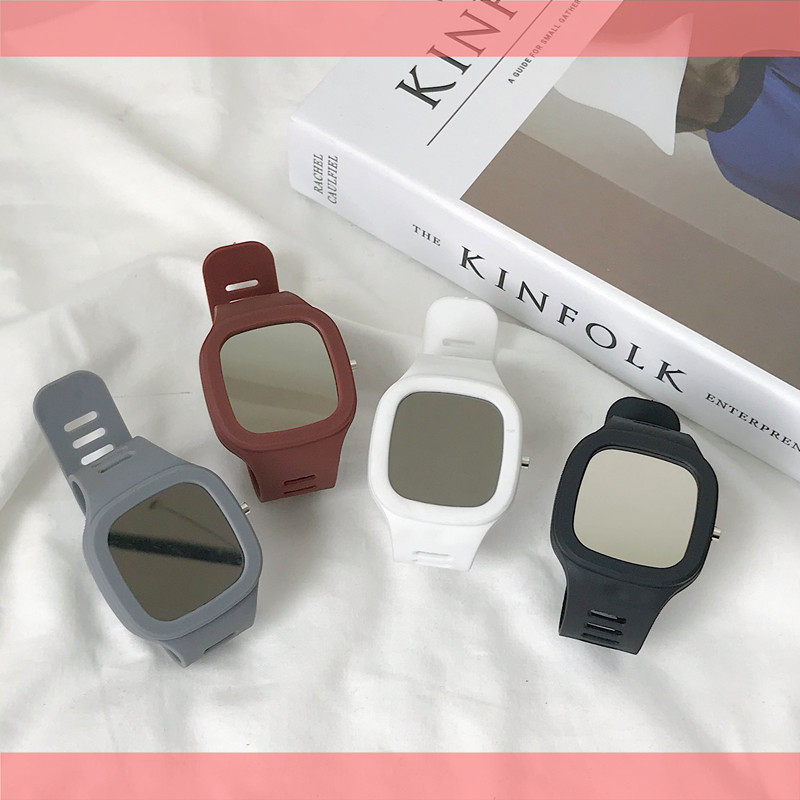 网红女初高中学生ins小众设计手表 mhw国产腕表